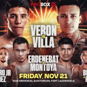 PROBOXTV AT THE WAR MEMORIAL AUDITORIUM IN FORT LAUDERDALE NOV 21 (Fight Report) by Shutterworth
